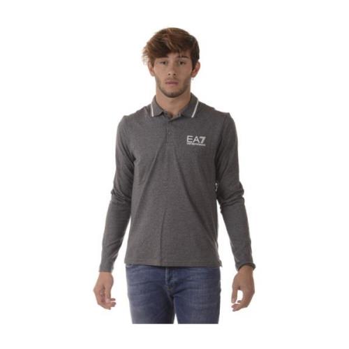 Polo Shirts Emporio Armani EA7 , Gray , Heren