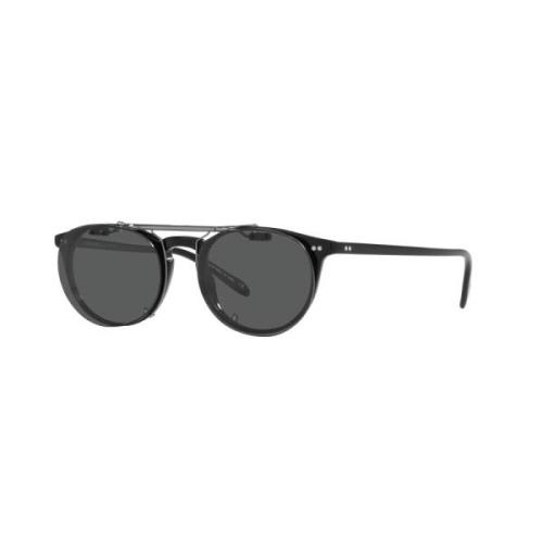 Riley-R OV 5004 Clip-On Sunglasses Oliver Peoples , Black , Unisex