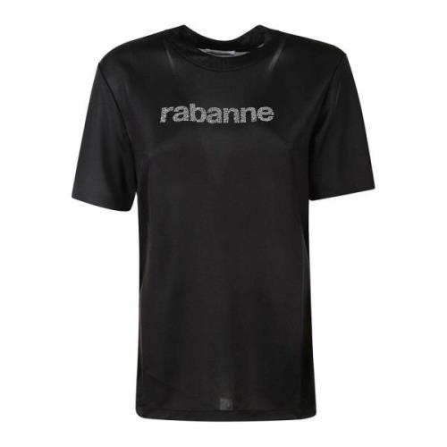 T-Shirts Paco Rabanne , Black , Dames