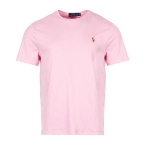 T-Shirts Ralph Lauren , Pink , Heren