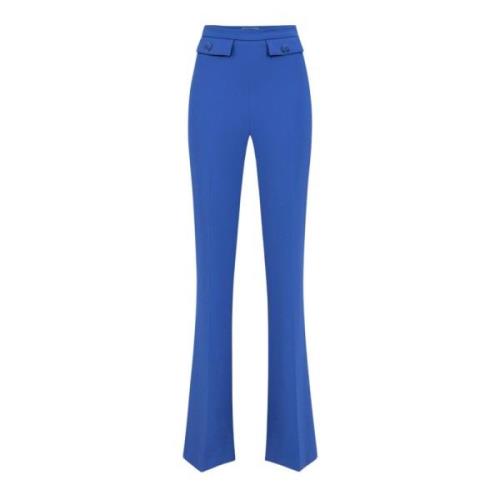 Straight Trousers Elisabetta Franchi , Blue , Dames