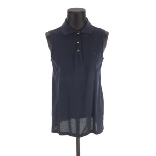 Pre-owned Cotton tops Dior Vintage , Blue , Dames