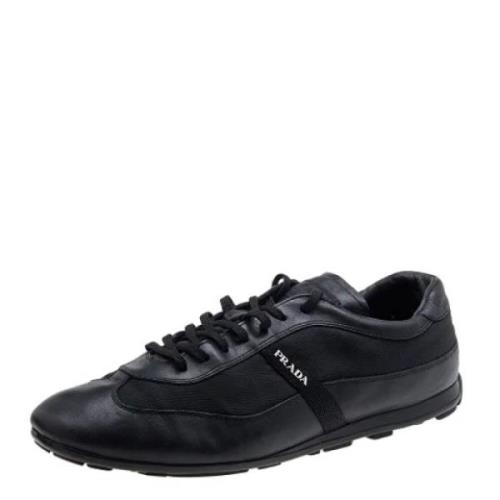 Pre-owned Nylon sneakers Prada Vintage , Black , Dames