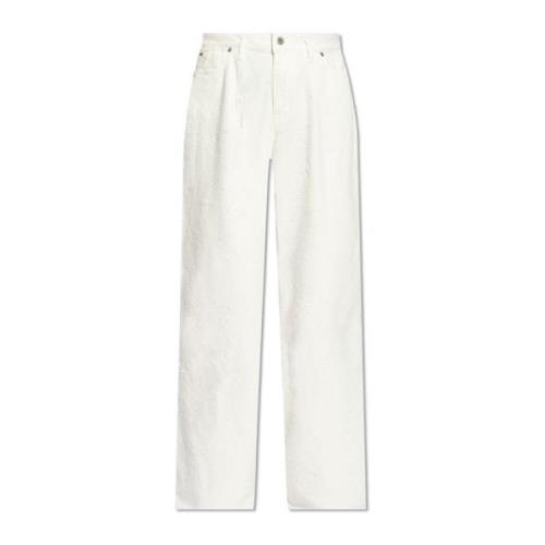 High-rise jeans Halfboy , White , Dames