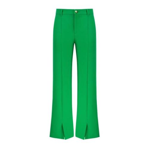 Wide Trousers Chiara Ferragni Collection , Green , Dames