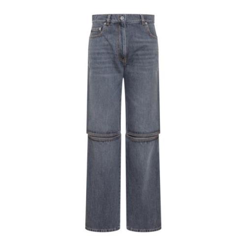 Wide Jeans JW Anderson , Gray , Dames