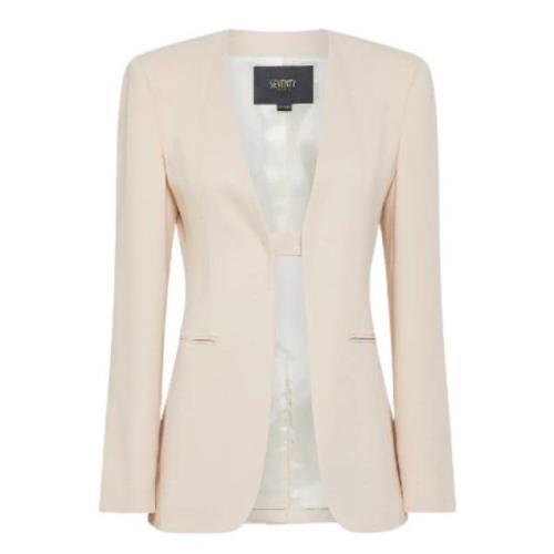 Beige Jas Collectie Seventy , Beige , Dames