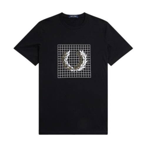 T-Shirts Fred Perry , Black , Heren