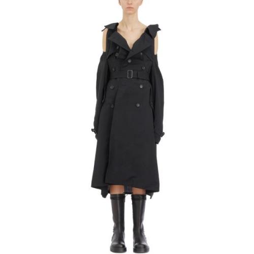 Lana Trench Jas Junya Watanabe , Black , Dames