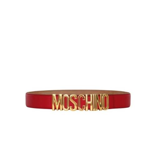 Stijlvolle Riem voor Modieuze Outfits Moschino , Red , Dames