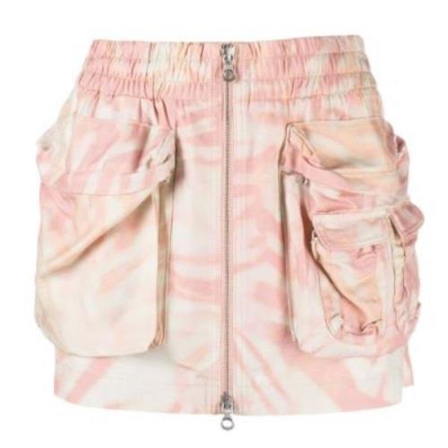 Denim Shorts Diesel , Pink , Dames