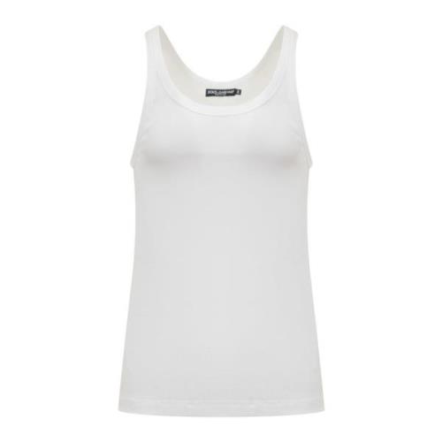 Mouwloze Top Dolce & Gabbana , White , Heren