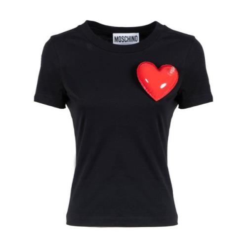 T-Shirts Moschino , Black , Dames