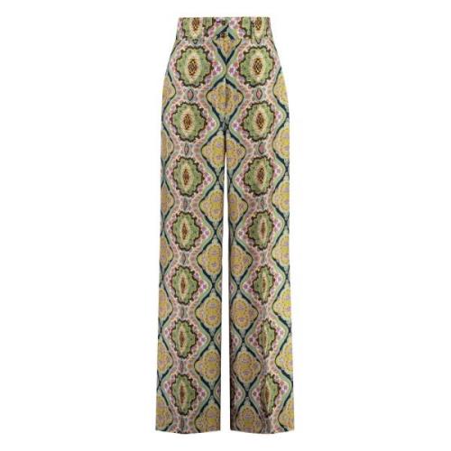 Trousers Etro , Green , Dames