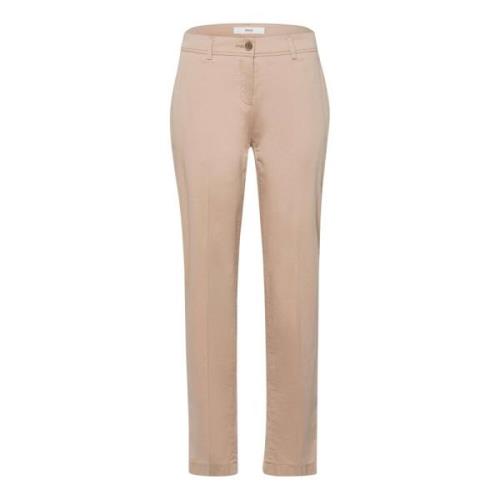 Slim-fit Trousers Brax , Beige , Dames