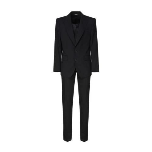 Single Breasted Suits Dolce & Gabbana , Black , Heren