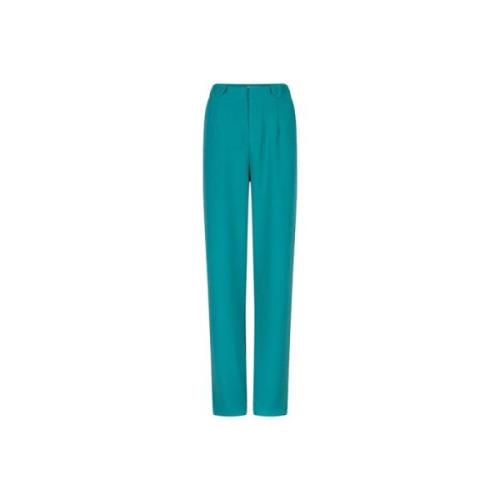 Straight Trousers Lofty Manner , Blue , Dames