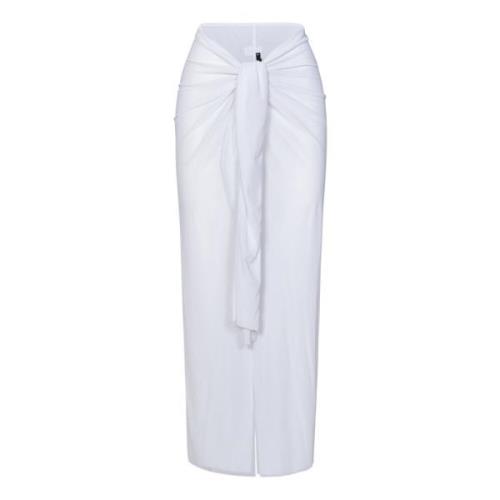 Maxi Skirts Fisico , White , Dames
