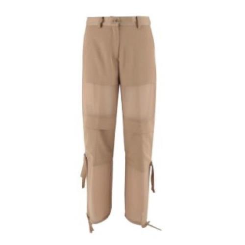 Straight Trousers Pinko , Brown , Dames