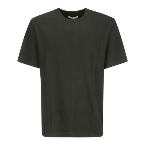 Logo Tee T-Shirt Helmut Lang , Black , Heren
