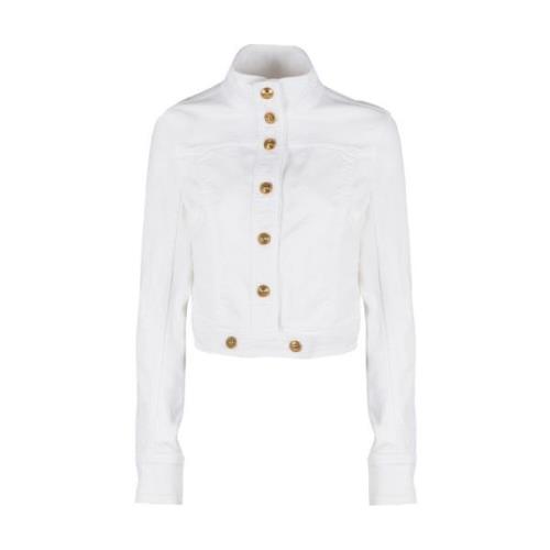 Denim Jack Versace Jeans Couture , White , Dames