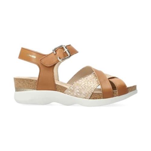 Sandals Mephisto , Brown , Dames