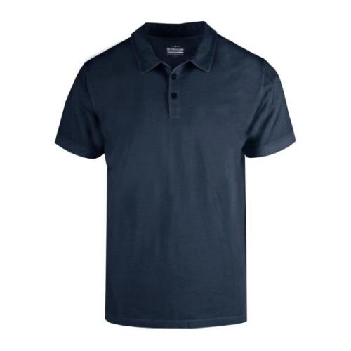 Casual Katoenen Jersey Polo Shirt BomBoogie , Blue , Heren