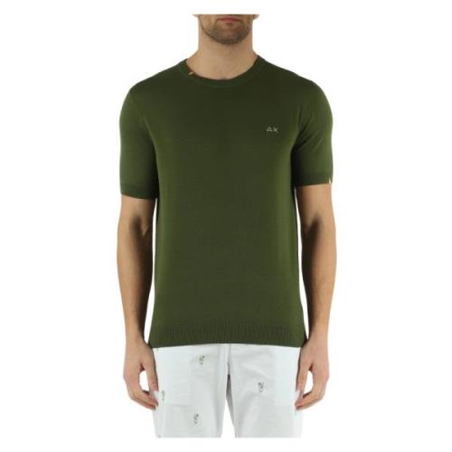 Knitwear Sun68 , Green , Heren