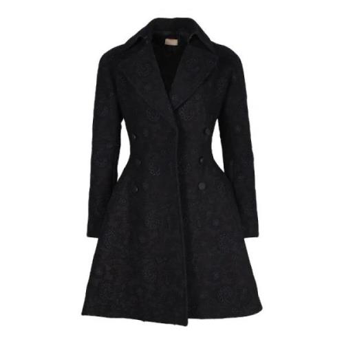 Pre-owned Wool outerwear Alaïa Pre-owned , Black , Dames
