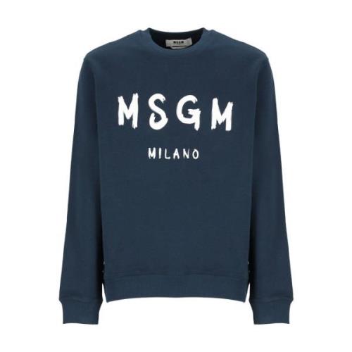 Sweatshirts Msgm , Blue , Heren