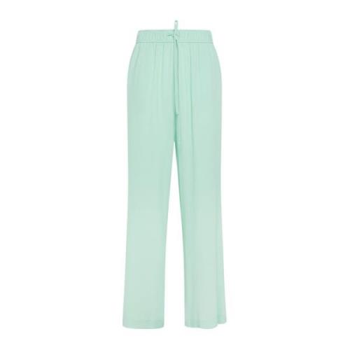 Wide Trousers Seventy , Green , Dames