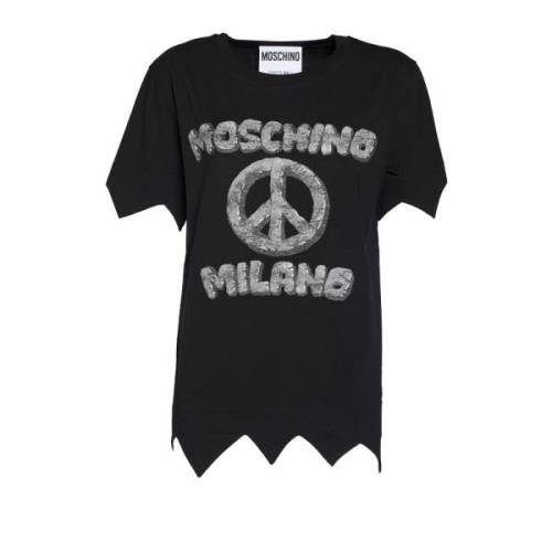 T-Shirts Moschino , Black , Dames