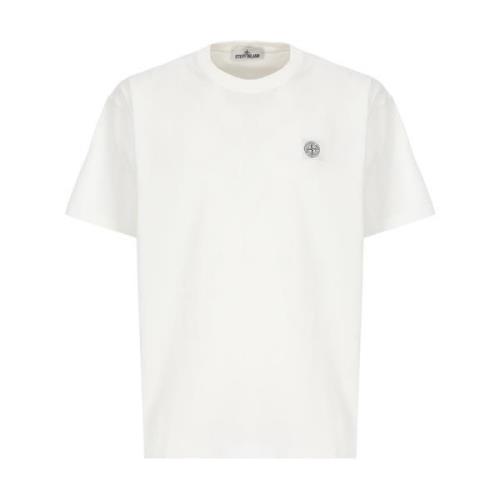 T-Shirts Stone Island , White , Heren