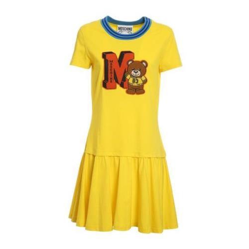 Summer Dresses Moschino , Yellow , Dames