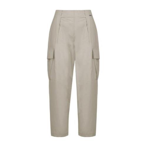 Wide Trousers BomBoogie , Gray , Dames