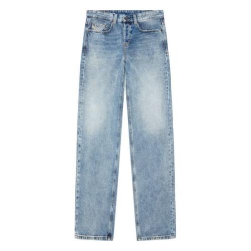 Straight Jeans - D-Macro Diesel , Blue , Heren