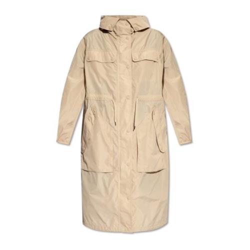 Mantio parka Moncler , Beige , Dames