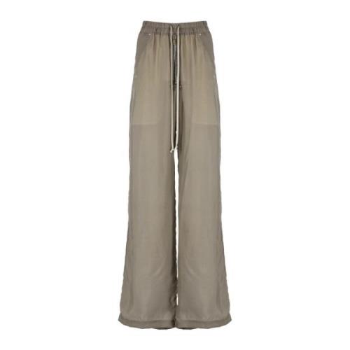 Wide Trousers Rick Owens , Gray , Dames