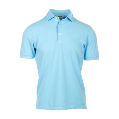 Lichtblauwe T-shirts en Polos Gran Sasso , Blue , Heren