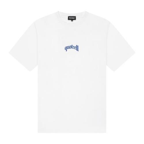 Quotrell Global Unity T-Shirt Heren Wit/Blauw Quotrell , White , Heren