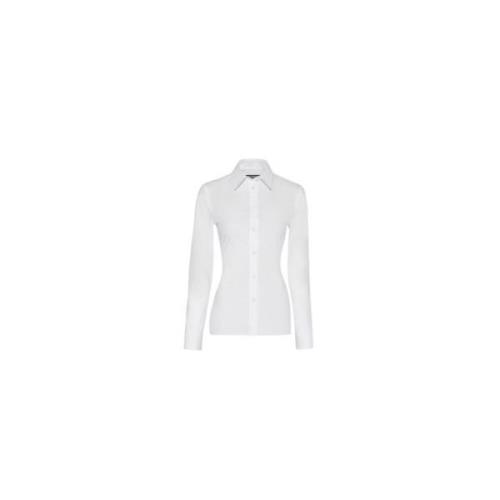 Rugloze Getailleerde Blouse Jacquemus , White , Dames