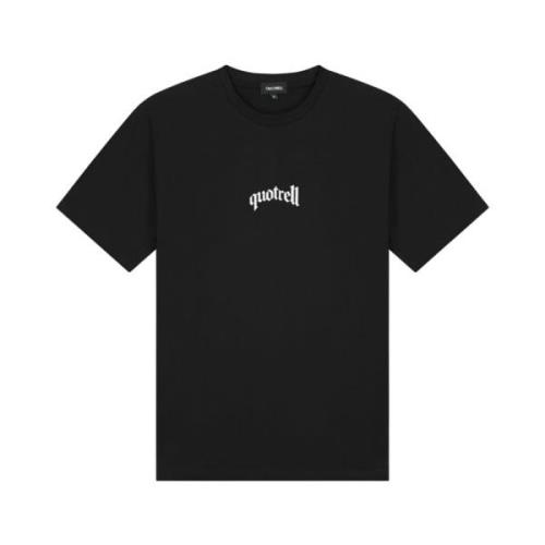 Quotrell Global Unity T-Shirt Heren Zwart/Wit Quotrell , Black , Heren