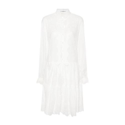 Shirt Dresses Ermanno Scervino , White , Dames