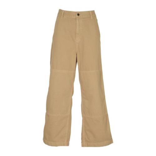 Wide Trousers Carhartt Wip , Brown , Heren
