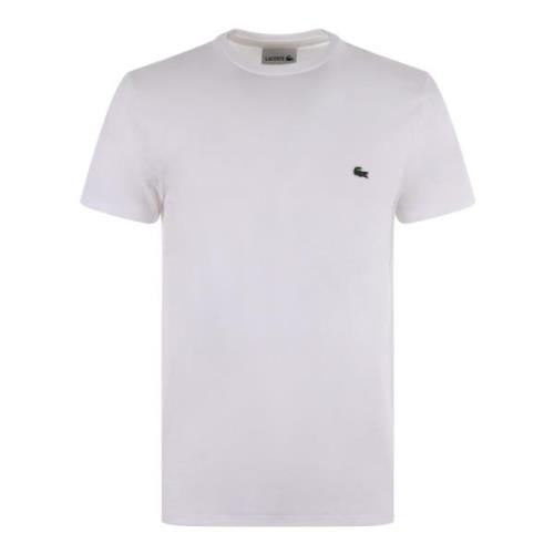 T-Shirts Lacoste , White , Heren