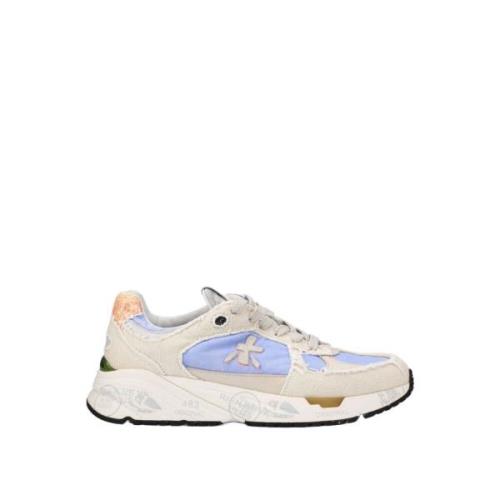 Beige Leren Sneakers Premiata , Multicolor , Dames