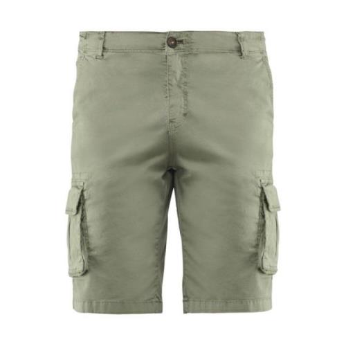 Cargo Shorts van Stretch Katoen BomBoogie , Green , Heren