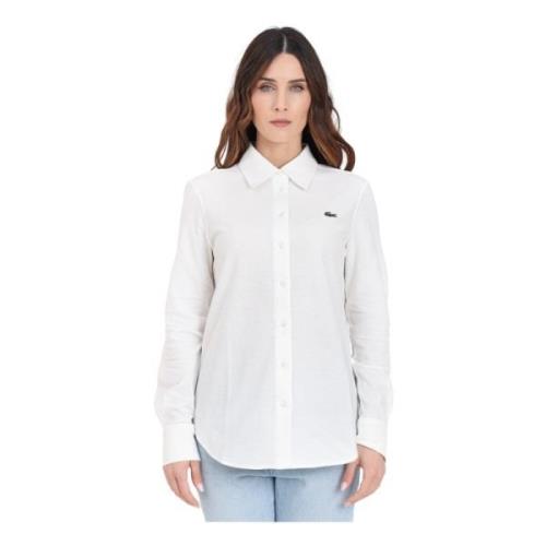 Shirts Lacoste , White , Dames