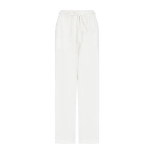 Wide Trousers Emporio Armani , White , Dames