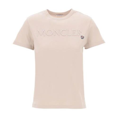 T-Shirts Moncler , Beige , Dames